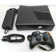 Restored Microsoft Xbox 360 S (Slim) 4GB Gaming Console Bundle