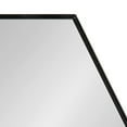 thumbnail image 4 of Kate and Laurel McNeer Modern Wall Mirror, 22 x 25, Black, Geometric Hexagon Mirror for Wall, 4 of 8