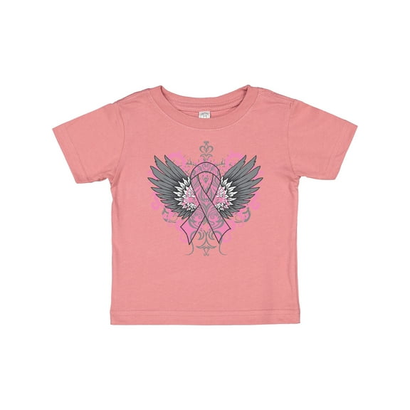 Inktastic Breast Cancer Cool Wings Boys or Girls Baby T-Shirt