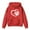 Red, variant on Oversized Sweatshirts for Boys Girls Hoodie Dog Paw Printed Cotton Pocket Hooded Sweatshirt Tops Kids Cute Clothes (13-14 Years, Black)