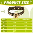 thumbnail image 2 of TELOLY Puppy Collar,PU Alloy Dog Collar Girl for Medium to Large Dogs,Adjustable Bone Bell Dog Collars for Small Dogs,Black,Xl, 2 of 7