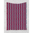 thumbnail image 1 of Abstract Tapestry, Colorful and Retro Revival Stripes Ornamental Modern Pattern of Round Shapes, Wall Hanging for Bedroom Living Room Dorm Decor, 40W X 60L Inches, Multicolor, by Ambesonne, 1 of 2