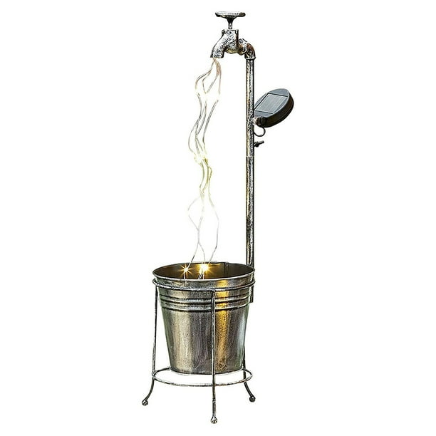 Machinehome Garden Watering Lamp Solar Power Can String Light Led Decoration Lawn Yard Art Com Machinehome Garden Watering Lamp Solar, Merkury Innovations Outdoor Solar Cylinder Lights