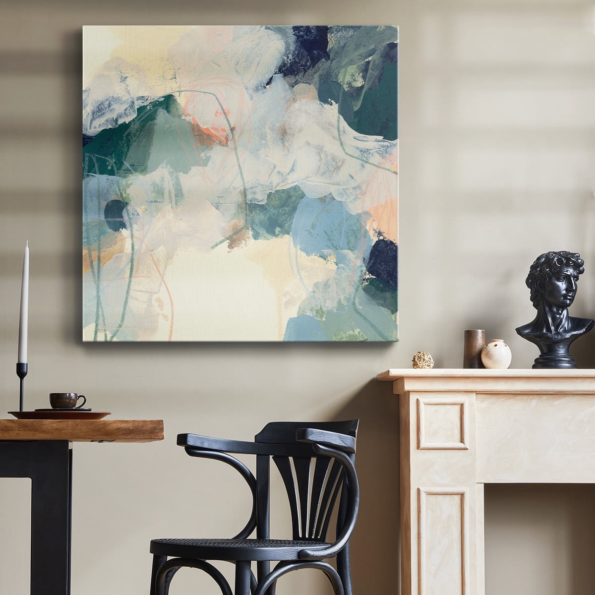 Wexford Home Cloud Gesture II-Premium Gallery Wrapped Canvas, 10" x 10" - Ready to Hang