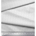 thumbnail image 3 of Soimoi Cotton Voile Fabric Numbers & Alphabets Small Print Fabric by The Yard 56 Inch Wide, 3 of 3
