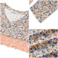 thumbnail image 5 of UVN Fall Tops for Women Long Sleeve Lace Trim V Neck Blouses Dressy Casual A Line Tunic Shirts, 5 of 8