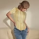 thumbnail image 3 of Balery Bamboo Wall Body de cuello redondo de manga corta para mujer Tops de manga corta Tops básicos-XX-Large, 3 of 7