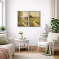 thumbnail image 5 of Framed Canvas Print Vintage Country Landscape Wall Art Set of 2 Modern Farmhouse Decorative for Living Room Bedroom - 24"x36"x2 WHITE, 5 of 8