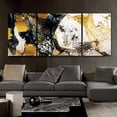 thumbnail image 2 of Set 3 Cuadros Canvas Abstractos Dorados, 2 of 4