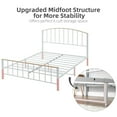 thumbnail image 5 of TROPOW Queen Bed Frame,with Headboard and Footboard, 4 Storage Drawers, No Box Spring Needed, Upgraded Midfoot Structure，White, 5 of 9