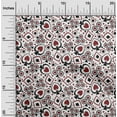 thumbnail image 2 of oneOone Cotton Poplin Red Fabric Poker Card Dress Material Fabric Print Fabric By The Yard 42 Inch Wide, 2 of 5