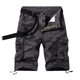 thumbnail image 1 of Pantalones cortos cargo recortados con bolsillos con botones y cremallera de camuflaje informal para hombre Pompotops  oipoqjl41380, 1 of 3