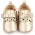 thumbnail image 4 of HsdsBebe?Baby?Boys?Girls?Oxford?Shoes?PU?Leather?Soft?Rubber?Sole?Sneakers??Anti-Slip?Toddler?Ankle?Boots?Infant?Walking?Shoes Moccasins, 4 of 5