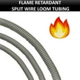 thumbnail image 2 of Kable Kontrol - Flame Retardant Polyethylene Split Wire Loom Tubing - 3/8" Inside Diameter - 1900' Length - Gray, 2 of 7