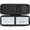 Black, variant on Hard Storage Case Compatible with Apple Magic Keyboard + Magic Mouse. (Case Only) - Grey