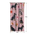 thumbnail image 5 of Schnauzer Dogs and Pioneer Flower Shower Curtain 36"x72" ,Bathroom Decorative Shower Curtains Set with 12 Hooks,Modern Waterproof Washable Shower Curtain, 5 of 6
