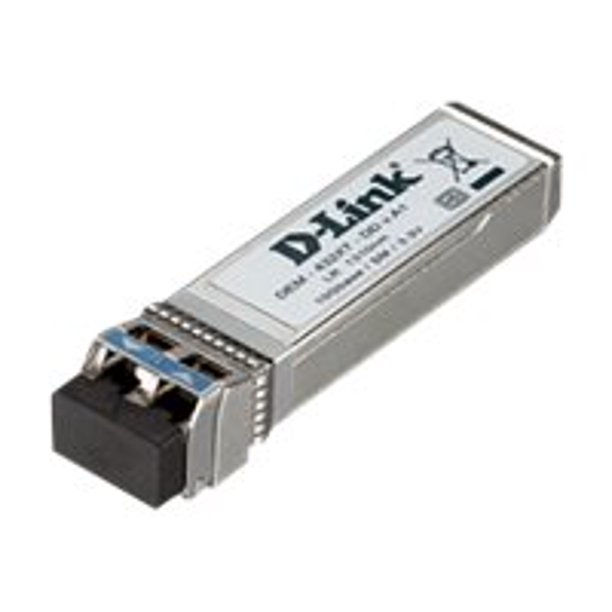 D-Link DEM 432XT-DD - module Émetteur-Récepteur SFP+ - 10 Gigaoctets - 10 Gbase-Lr - LC Monomode - jusqu'à 6,2 Milles - 1300 nm - pour DXS 1210-12; xStack DGS-3620-28, DGS-3620-52
