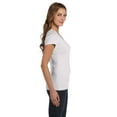 thumbnail image 2 of Bella Canvas Ladies' Baby Rib Short-Sleeve Scoop Neck T-Shirt B1003, 2 of 3