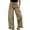 01 Coffee, variant on Ruffle Hem Straight Leg Jeans for Women High Waisted Stretchy Chic Streetwear Casual Denim Pants with Pockets