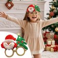 thumbnail image 6 of Funny Christmas Glasses Frames with Santa Claus & Christmas Tree,Glitter Christmas Costume Eyeglasses for Christmas Party Favors Decorations(One Size Fits All), 6 of 7