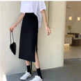 thumbnail image 4 of Vestido mini de cintura alta adelgazante de corte A negro Nuevo estilo Vestido de mujer de largo medio antiexposición Temporada de verano 2023, 4 of 5