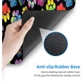 thumbnail image 4 of Rainbow Paw Prints Gaming Mouse Pad Large Mouse Pad (31.5x11.8 Inch) Non-Slip Rubber Base Large Desk Mat Desk Protector for Home Office Gaming Work, 4 of 5