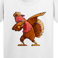 thumbnail image 4 of Inktastic Dabbing Turkey Thanksgiving Youth T-Shirt, 4 of 5