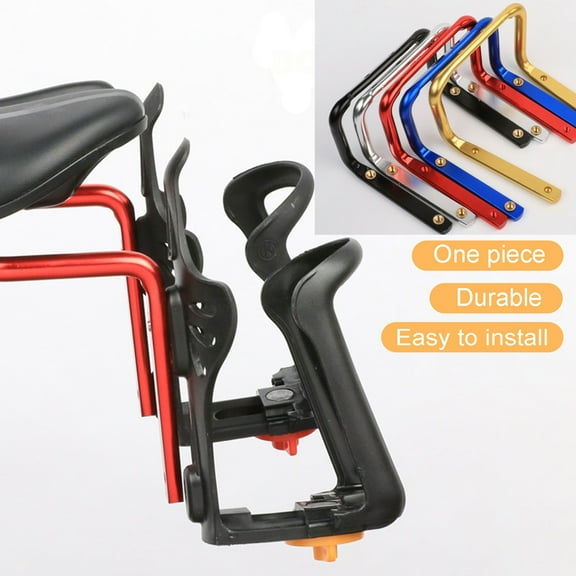 SPRING PARK Wear-resistant Stable Metal Sturdy Bicycle Seat Post Bottle Rack Converter MTB Saddle Back Double Water Bottle Holder Cage