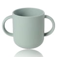 thumbnail image 1 of Tazas de silicona para beber de forma independiente para bebés y niños pequeños, suministros de destete LED para bebés, taza abierta suave para bebés, 1 of 5