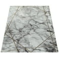 thumbnail image 5 of Paco Home Area Rug Elegant Marble Pattern with Golden Lines in Cream - 6'7" x 9'6" (6'x9'), 5 of 5