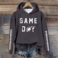 thumbnail image 2 of WEAIXIMIUNG Sweat à Capuche pour Femmes, Imprimé Football Baseball, Col Rond et Manches Longues, 2 of 4
