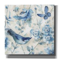 Epic Graffiti 'Indigold XI ' by Lisa Audit, Canvas Wall Art, 12"x12"