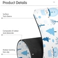 thumbnail image 4 of Yayeee Faucet Mat for Kitchen Sink 14.7" Diatomite Long Splash Guard Pad, Blue Simple Cartoon Snowmen, 4 of 7