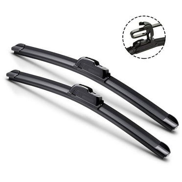 22" 22" Combo ALL SEASON U or J Hook BRACKETLESS WINDSHIELD WIPER BLADES
