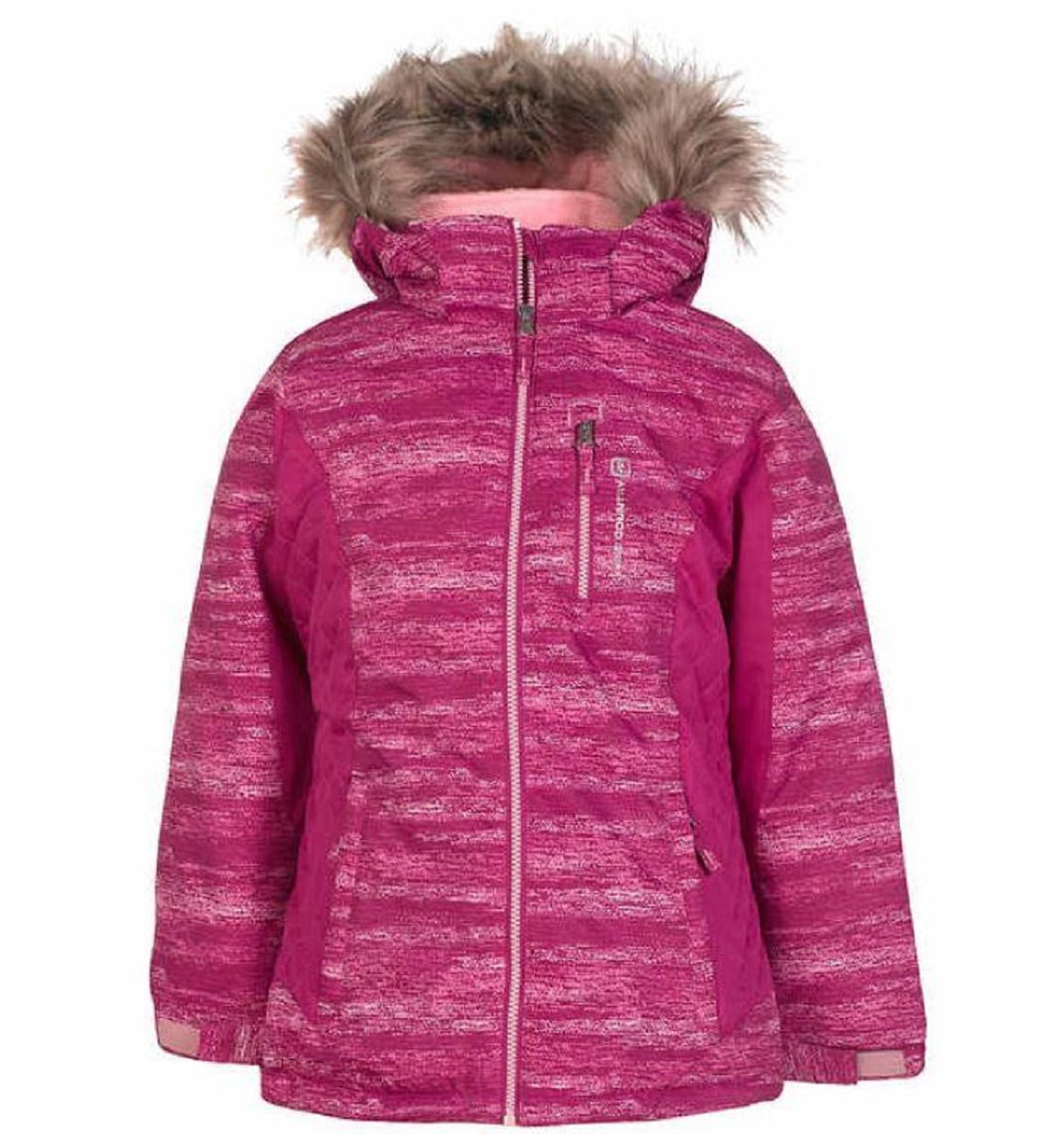 girls pink winter jacket