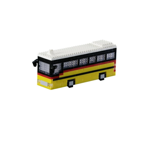 Brixies Brick Model SWISS POSTBUS 3-D Model Brick Building Kit