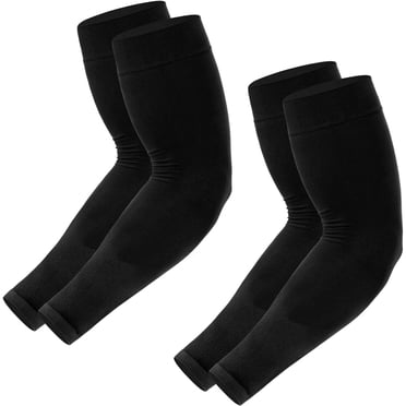 Arm Sleeves for Men Women Youth, UV Sun Protection, Tattoo Cover Up, Cooling, Compression Sports Sleeve - 2 Pairs