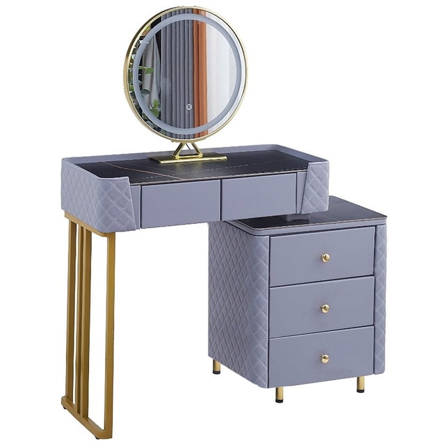 Tocador Kessa Muebles Nifty Gris