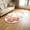 Pink, variant on Cute Summer Floral Bedside Rug, Coffee Table Runner Rug, Non Slip Machine Washable Dirt Trapper mat, for Living Room, Bedroom, Dining Roomm,62.9x19.6in,Purple