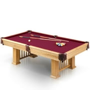 Harvard Campaign 8-foot Slate Pool Table