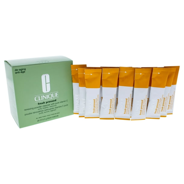 Clinique Fresh Pressed Renewing Powder Cleanser With Vitamin C by
