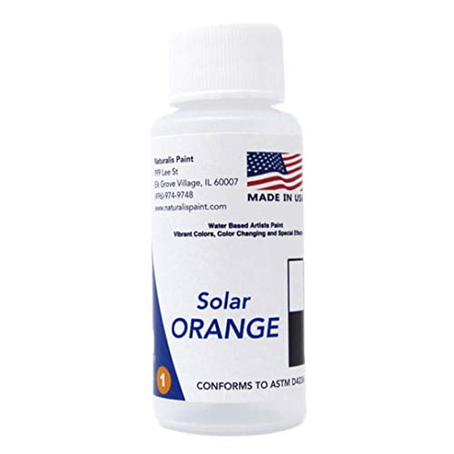 Naturalis Paint Color-Changing & Special Effect Water-Based Artist Paint (Solar Orange) - 1oz