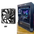 thumbnail image 2 of Computer Chassis Fan 120mm 4Pin 1200RPM Quiet Cooling Fan for Computer Case, 2 of 17