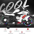 thumbnail image 4 of Techvida Ride on Toys 12v Battery Powered Ride on Motorcycle for Kids 3 Wheels Motorcycle with LED Lights Music Child, 4 of 14
