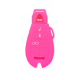 thumbnail image 1 of SEGADEN Silicone Cover Protector Case Holder Skin Jacket Compatible with DODGE JEEP CHRYSLER 4 Button Smart Remote Key Fob CV4752 Rose, 1 of 9
