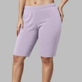 thumbnail image 2 of vigerkar Womens 2025 Summer casual Soft Cotton Shorts with Pockets PP2, 5XL, 2 of 5