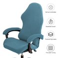 thumbnail image 2 of ievspot Gaming Chair Cover Thickened Elastic Chair Protection Zipper Closure Solid Color Armchair Slipcovers Computer Office Seat Chair Cover, 2 of 8