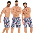 thumbnail image 4 of WOLLED Father Son Matching Swim Trunks Family Matching Swimwear Father Son Swim Trunks Bathing Suit, 4 of 7