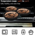 thumbnail image 6 of Silicone Egg Cups For Air Fryer & Microwave | 3-Cavity Round Baking Mold For Muffins, Cakes, Puddings & Breakfast Patties | Non-Stick, Foldable, Dishwasher Safe | 1 Pan, 6 of 7