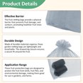 thumbnail image 4 of Uxcell 100 Pack Fruit Protection Bags - 6x8 Inch Fruit Netting Bags with Drawstring Apply to Plants(Gray), 4 of 7